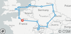 Parijs, Londen & centrale hoofdsteden - 24 bestemmingen