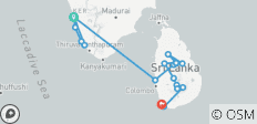 Entdecke Kerala & Sri Lanka - Aschrams & Ayurveda - 19 Destinationen
