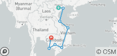 20 jours du Vietnam au Cambodge : Hanoi, baie d\'Ha Long, Hoi An, Ho Chi Minh Ville et Angkor Wat - 8 destinations