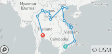 Vietnam, Laos et Thaïlande - Baies et excursions en bateau - 18 destinations