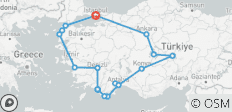 Türkei - Küste & Kappadokien - 20 Destinationen