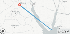 Ägypten Rundreise: Kairo & Sharm El Sheikh - 8 Tage, 7 Nächte - 4 Destinationen