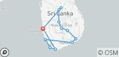 6 Tage und 5 Nächte Tour in Sri Lanka - Upgrade auf Private Tour - 12 Destinationen