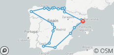Spaans erfgoed (Klassiek, Einde Barcelona) - 25 bestemmingen