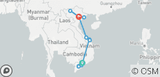 Circuit classique au Vietnam - 13 jours et 12 nuits - De Ho Chi Minh Ville à Ha Noi - 14 destinations