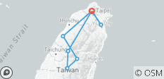 Circuit privé de 5 jours à Taïwan pour le plaisir des familles - 8 destinations