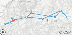 Un voyage à travers le Bhoutan : circuit culturel de 14 jours avec rafting, Bumthang et Haa - 20 destinations