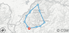 Trek de Laya Gasa : trek de 17 jours au Bhoutan vers le village isolé de Laya - 14 destinations