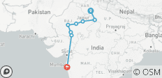 Rajasthan coloré de luxe avec Mumbai, vols inclus - 8 destinations