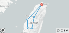 Circuit privé classique de 3 jours à Taïwan - histoire et nature - 6 destinations