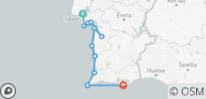Cycle Portugal - De Lisbonne à l\'Algarve - 11 destinations