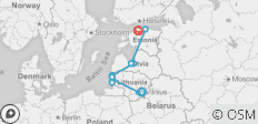  Cycling the Baltic States - 10 destinations 