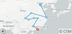Chine Encompass 16 jours : Pékin, Shanghai, Xian, Chengdu, Trois Gorges, Yangshuo, Hong Kong - 9 destinations
