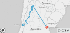 Vino y paisajes del noroeste argentino - 13 destinos 