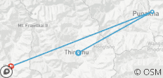 Glimpse van Bhutan 5 nachten 6 dagen - 3 bestemmingen