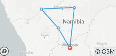 Ongerept Namibië - 5 bestemmingen