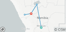 Northern Namibia: Best of the North 5 days & 4 nights - Windhoek - Etosha - Damaraland - Windhoek - 7 destinations