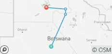 Central Kalahari, Makgadikgadi Pans and Nxai Pan Safari, Botswana - 4 destinations