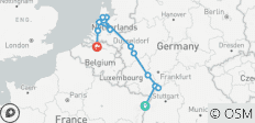 Croisière sur le Rhin de Strasbourg à Anvers (croisière de port à port) - 13 destinations