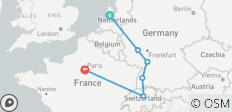 Points forts de l\'Europe (été, fin Paris) - 6 destinations