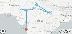 Odyssée de l\'Inde en 14 jours : Triangle d\'or, Varanasi, Taj Mahal et randonnée dans le désert de Thar - 7 destinations