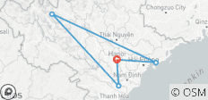 Nordvietnamesische Pauschalreise nach Hanoi, Sapa und Halong Bay - 5 Destinationen