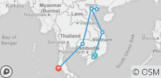  Spirits Of Vietnam - Cambodia-Thailand 16 Days - 9 destinations 