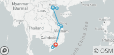 Budget Vietnam Tour for Landscapes from Hanoi to Saigon via Hue, Hoi An - 22 destinations