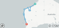 La région sauvage de Pilbara et la côte ouest - 10 destinations