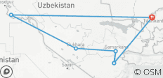 Circuito a las ciudades antiguas de Uzbekistán - circuito privado - 8 destinos