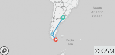  Buenos Aires - Calafate &amp; Ushuaia or Viceversa - 7 days - 6 destinations 