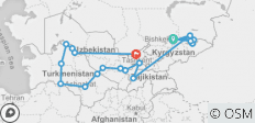  Central Asia Combined Silk Road Tour - 21 destinations 