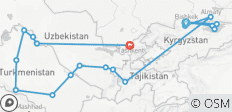 Zentralasien inkl. Seidenstraße Rundreise - 20 Destinationen