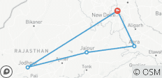 Koninklijke retraite – Gouden Driehoek&Rajasthan Rondreis door vanuit Delhi - 5 bestemmingen
