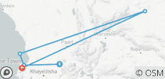 Ciudad del Cabo, 5 días. Cata de vinos & Península del Cabo & Islas Robben & Excursión a los Cinco Grandes & Coche por la Montaña de la Mesa - 5 destinos