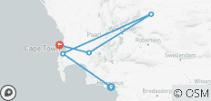 Kapstadt. 5-tägige Attraktionstouren: Haitauchen & Kap-Halbinsel & Weinprobe & Robben Island & Aquila Safari Tour - 5 Destinationen