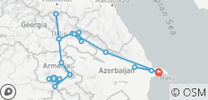 Armenia, Azerbaiyán y Georgia - viaje para descubrir el Cáucaso - 19 destinos