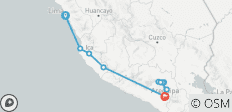 8 días - centro - sureste: . Lima - Paracas - Ica - Arequipa - 11 destinos