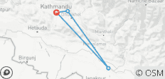 Chisapani Nagarkot Trek - 3 Tage (Nepal) - 4 Destinationen
