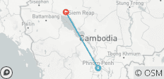 4Tage -Entdeckung von Phnompenh & Siem Reap - 4 Destinationen