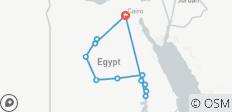 12 jours à travers l\'Égypte éternelle : Pyramides, temples et rêves du désert - 12 destinations