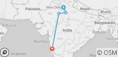 Golden Triangle Tour Yoga With Goa - 4 destinations