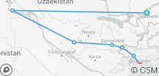 Circuit de 11 jours des Merveilles de l\'Ouzbékistan et du Tadjikistan - 7 destinations