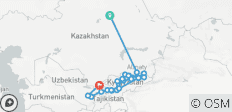 D\'Astana à Tachkent - 25 destinations