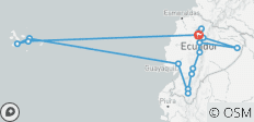 Circuit de 18 jours en Équateur pour les Big Five - 16 destinations