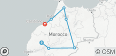  Around Morocco Tour (Guided tour/Superior Hotels) - 7 destinations 