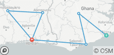 Explora Ghana y costa de Marfil - 10 días - 7 destinos