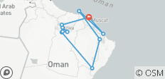 Circuit en groupe de 7 jours dans l\'Oman classique - 11 destinations