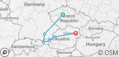  Prague, Munich and Austria ( 7 days ) - 6 destinations 