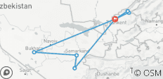 Circuit le long de la route de la soie en Ouzbékistan - Circuit privé - 8 destinations